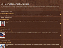 Tablet Screenshot of lahabrahistoricalmuseum.blogspot.com