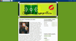 Desktop Screenshot of elfutbolesmaravilloso.blogspot.com