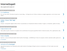 Tablet Screenshot of internettopoli.blogspot.com