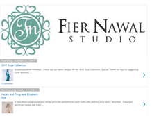 Tablet Screenshot of fiernawalstudio.blogspot.com