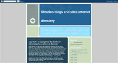 Desktop Screenshot of librariansindex.blogspot.com
