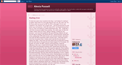 Desktop Screenshot of alexiafussell.blogspot.com