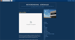 Desktop Screenshot of neverendingjeremiad.blogspot.com