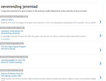Tablet Screenshot of neverendingjeremiad.blogspot.com