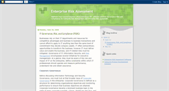 Desktop Screenshot of enterpriseriskassessment.blogspot.com