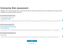 Tablet Screenshot of enterpriseriskassessment.blogspot.com