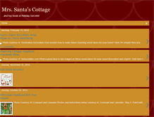 Tablet Screenshot of mrssantascottage.blogspot.com