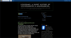 Desktop Screenshot of lexigramhistory.blogspot.com