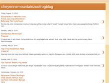 Tablet Screenshot of cheyennemountainzoofrogblog.blogspot.com