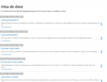 Tablet Screenshot of misadedoce.blogspot.com