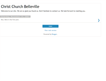 Tablet Screenshot of christchurch.blogspot.com