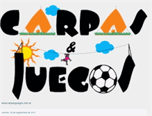 Tablet Screenshot of carpasyjuegos.blogspot.com