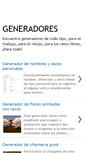 Mobile Screenshot of generadores.blogspot.com