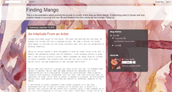 Desktop Screenshot of findingmango.blogspot.com