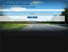 Tablet Screenshot of booklovermusings.blogspot.com