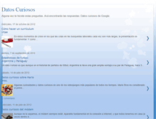 Tablet Screenshot of datos-curiosos-google.blogspot.com
