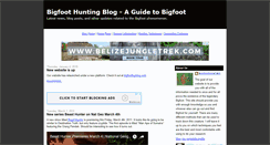 Desktop Screenshot of bigfoothuntingblog.blogspot.com