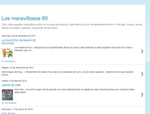 Tablet Screenshot of losmaravillosos80.blogspot.com