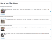 Tablet Screenshot of blacksunshinenotes.blogspot.com