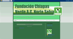 Desktop Screenshot of fundacionchiapasverde.blogspot.com