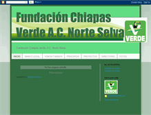 Tablet Screenshot of fundacionchiapasverde.blogspot.com