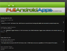 Tablet Screenshot of fullandroidapps.blogspot.com