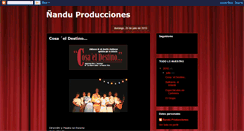 Desktop Screenshot of gruponanduproducciones.blogspot.com