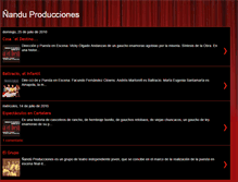 Tablet Screenshot of gruponanduproducciones.blogspot.com