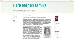 Desktop Screenshot of paraleerenfamilia.blogspot.com