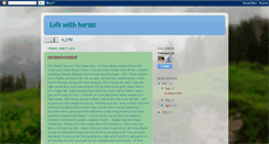 Desktop Screenshot of horselover-lifewithhorses.blogspot.com