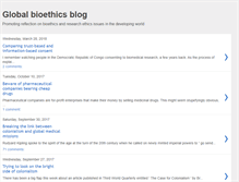 Tablet Screenshot of globalbioethics.blogspot.com