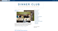 Desktop Screenshot of cometodinnerclub.blogspot.com