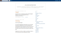 Desktop Screenshot of gledikorinn.blogspot.com