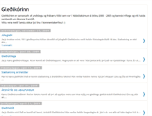 Tablet Screenshot of gledikorinn.blogspot.com