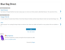 Tablet Screenshot of bluedogdirect.blogspot.com