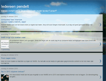 Tablet Screenshot of iedereenpendelt.blogspot.com