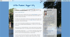 Desktop Screenshot of littlerunnerbiggercity.blogspot.com