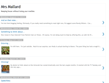 Tablet Screenshot of mrsmallard.blogspot.com