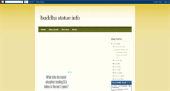 Desktop Screenshot of buddhastatueinfo.blogspot.com