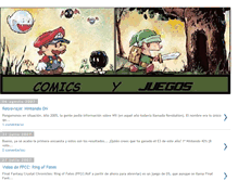 Tablet Screenshot of comicsyjuegos.blogspot.com