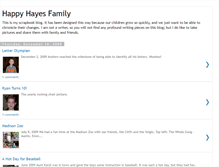 Tablet Screenshot of happyhayesfamily.blogspot.com