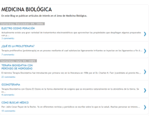 Tablet Screenshot of medicinabiologica.blogspot.com