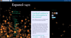 Desktop Screenshot of espanol-1411.blogspot.com