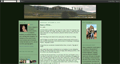 Desktop Screenshot of jennyswritething.blogspot.com