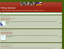 Tablet Screenshot of hikingscience.blogspot.com