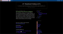 Desktop Screenshot of iptransactionalists.blogspot.com