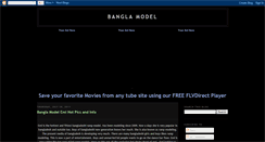 Desktop Screenshot of bangla-model.blogspot.com