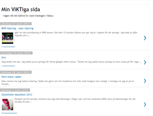 Tablet Screenshot of minviktigasida.blogspot.com