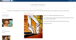 Desktop Screenshot of laurenwellsart.blogspot.com