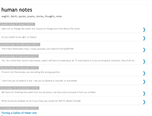 Tablet Screenshot of humannotes.blogspot.com